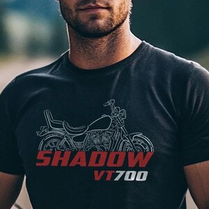 Honda VT700 Shadow 1984 - 1987 Inspired T-Shirt - Motorcycle Tee Shirt