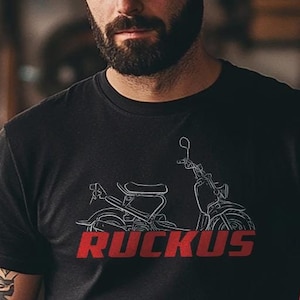Honda Ruckus Inspired T-Shirt - Motorcycle Tee Shirt for Riders