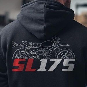 Honda SL175 Inspired Hoodie - Motorcycle Sweatshirt for Riders