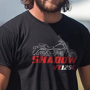 Honda VT125C Shadow Inspired T-Shirt - Motorcycle Tee Shirt