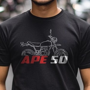 Honda Ape 50 Inspired T-Shirt - Motorcycle Tee Shirt for Riders
