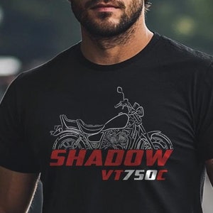 Honda VT750 Shadow | C | C2 | & C2B Inspired T-Shirt - Motorcycle Tee Shirt for Riders