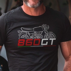Ducati 860 GT Inspired T-Shirt - Motorcycle Tee Shirt for Riders