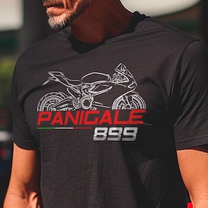 Ducati Panigale 899 Inspired T-Shirt - Motorcycle Tee Shirt for Riders