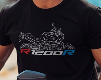 Maglietta Motociclista Cotone T-shirt Nera AIRHEAD Per Moto BMW - Boxer Twin R65 R75 R1200GS R1200RT - Cotone 100% Cotone 100% Motociclista - Foto 6