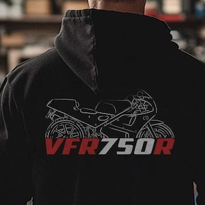 Honda VFR750R  Inspired Hoodie - Motorcycle Sweatshirt for Riders