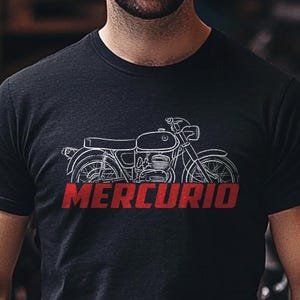 Bultaco Mercurio 200 1966 - 1968 Inspired T-Shirt - Motorcycle Tee Shirt for Riders