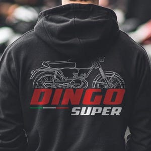 Moto Guzzi Dingo Super Inspired Hoodie - Motorcycle Sweatshirt for Riders