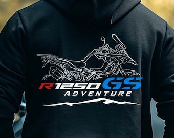 BMW R1250GSA Hoodie - Motorcycle Sweatshirt for Motorrad ADV Riders