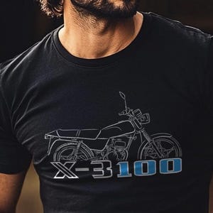 Suzuki X3 Inspired T-Shirt - Motorcycle Tee Shirt for Riders