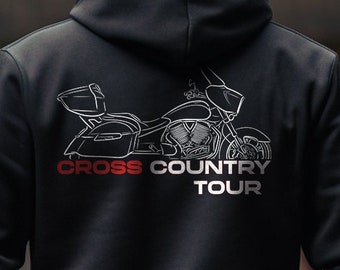 Victory Cross Country Tour Hoodie - Motorcycle Sweatshirt for Bikers