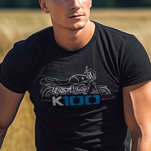 BMW K100 T-Shirt - Motorcycle Tee Shirt for Motorrad Riders