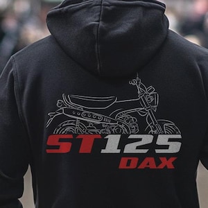 Honda ST125 Dax Inspired Hoodie - Motorcycle Sweatshirt