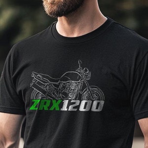 Kawasaki ZRX1200 Inspired T-Shirt - Motorcycle Tee Shirt for Riders