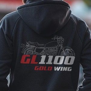 Honda GL 1100 Gold Wing Inspired Hoodie - Motorcycle Sweatshirt for Riders