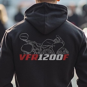 Honda VFR1200F Inspired Hoodie - Motorcycle Sweatshirt for Riders