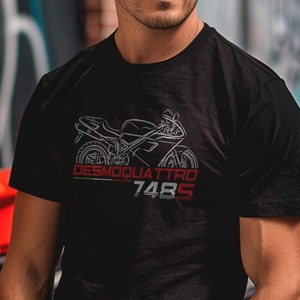 Ducati 748 S Inspired T-Shirt - Motorcycle Tee Shirt for Riders