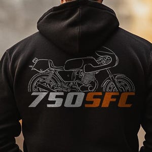 Laverda 750 SFC 1971 - 1976 Inspired Hoodie - Motorcycle Sweatshirt for Riders