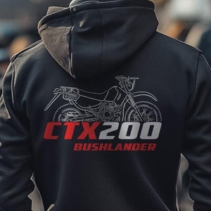 Honda CTX200 Bushlander Inspired Hoodie - Motorcycle Sweatshirt