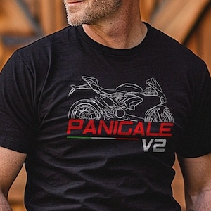 Ducati Panigale V2 Inspired T-Shirt - Motorcycle Tee Shirt for Riders