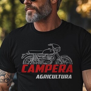 Bultaco Campera Agricultura 175 Inspired T-Shirt - Motorcycle Tee Shirt for Riders