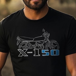 Suzuki X1 & ZR50 1979 - 1983 Inspired T-Shirt - Motorcycle Tee Shirt for Riders