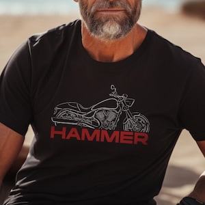 Victory Hammer T-Shirt - Motorcycle Tee Shirt for Bikers