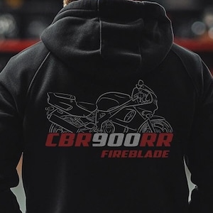 Honda CBR900RR FireBlade Inspired Hoodie - Motorcycle Sweatshirt
