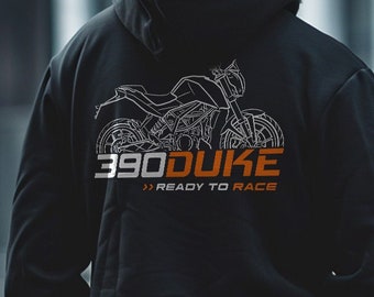 KTM 390 Duke Hoodie - Motorcycle Sweatshirt for Riders