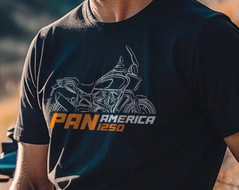 Harley Pan America T-Shirt - Biker ADV Motorcycle Tee Shirt