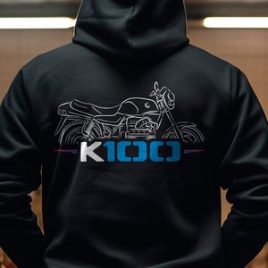 BMW K100 Hoodie - Motorcycle Sweatshirt for Motorrad Riders