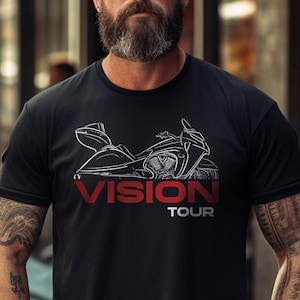 Victory Vision Tour T-Shirt - Motorcycle Tee Shirt for Bikers