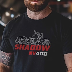 Honda Shadow NV400 Inspired T-Shirt - Motorcycle Tee Shirt