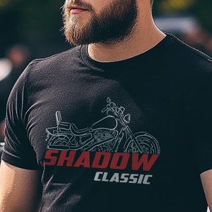Honda VT1100 Shadow Inspired T-Shirt - Motorcycle Tee Shirt for Riders