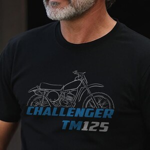 Suzuki TM125 Challenger 1973 - 1976 Inspired T-Shirt - Motorcycle Tee Shirt for Riders