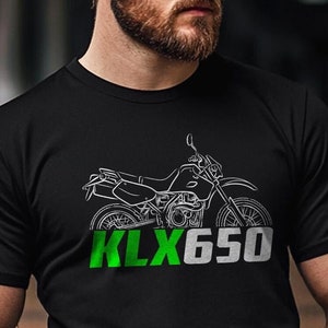 Kawasaki KLX650 1993-1996 Inspired T-Shirt - Motorcycle Tee Shirt for Riders