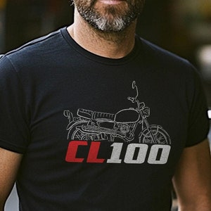 Honda CL100 Inspired T-Shirt - Motorcycle Tee Shirt