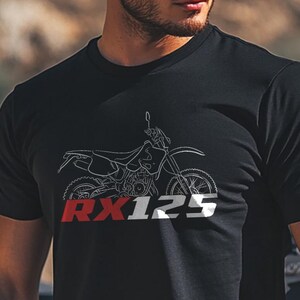 Aprilia RX 125 Inspired T-Shirt - Motorcycle Tee Shirt for Riders
