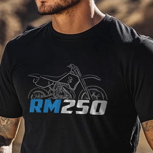 Suzuki RM250 1989 - 2008 Inspired T-Shirt - Motorcycle Tee Shirt for Riders