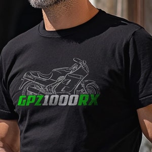 Kawasaki GPZ1000RX Inspired T-Shirt - Motorcycle Tee Shirt for Riders