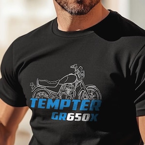 Suzuki GR650X Tempter Inspired T-Shirt - Motorcycle Tee Shirt for Riders