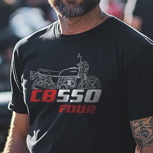 Honda CB550 | F | K & SC Inspired T-Shirt - Motorcycle Tee Shirt