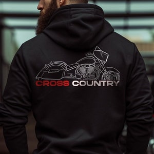 Victory Cross Country Hoodie - Motorcycle Sweatshirt for Bikers