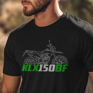 Kawasaki KLX150BF Inspired T-Shirt - Motorcycle Tee Shirt for Riders