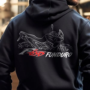 BMW F650 Funduro Hoodie - Motorcycle Sweatshirt for Riders