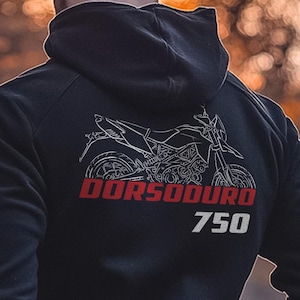 Aprilia Dorsoduro 750 Inspired Hoodie - Motorcycle Sweatshirt for Riders