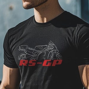 Aprilia RS-GP 2021 Inspired T-Shirt - Motorcycle Tee Shirt for Riders