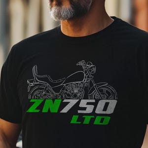 Kawasaki ZN750 LTD 1983 - 1985 Inspired T-Shirt - Motorcycle Tee Shirt for Riders