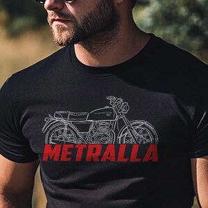 Bultaco Metralla GTS Inspired T-Shirt - Motorcycle Tee Shirt for Riders