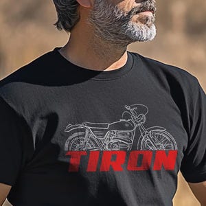 Bultaco Tiron 100 1971 - 1974 Inspired T-Shirt - Motorcycle Tee Shirt for Riders